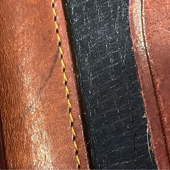 VTG Dooney & Bourke All Weather Leather Norwalk Satchel Bag Brass Hardware USA - Picture 15 of 16